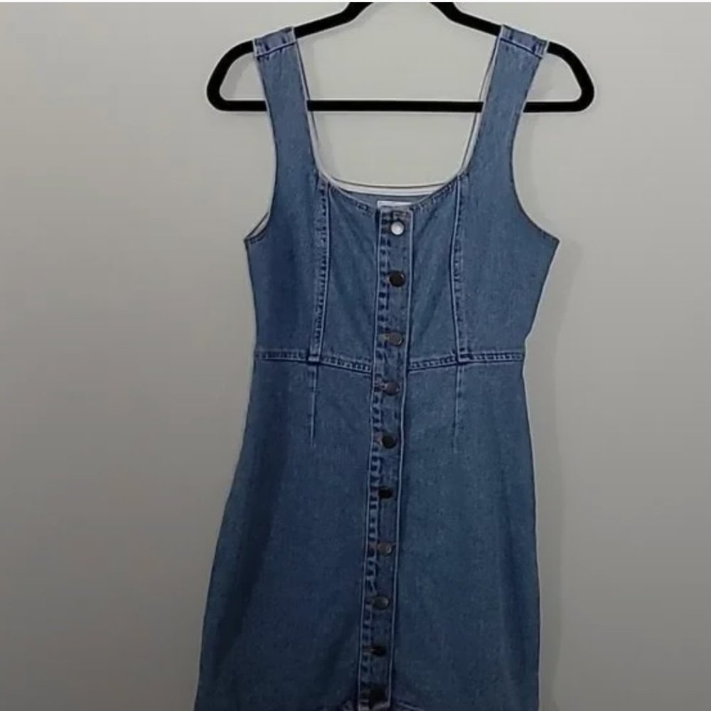 Urban Outfitters Denim Mini Dress Size 6 - Picture 6 of 6